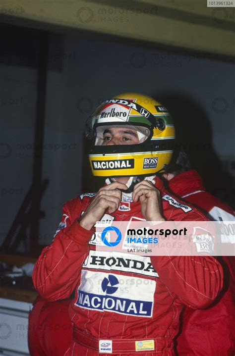 Imola Italy 29th April 1st May 1988 Ayrton Senna Mclaren Mp44