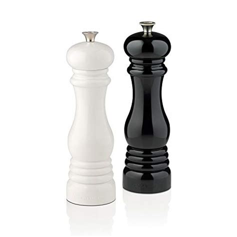 Le Creuset Salt And Pepper Mill Set X Each Black Gourmetian