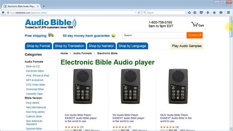 Electronic Bible Audio Bible Device Electronic Bible Player Youtube