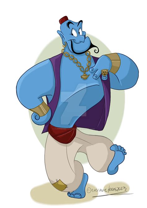 Genie Aladdin by evermoretoons on DeviantArt