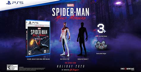 Marvels Spider Man Miles Morales Launch Edition Bonuses R SpidermanPS4