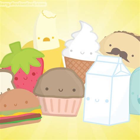 Kawaii Food Wallpapers - Wallpaper Cave