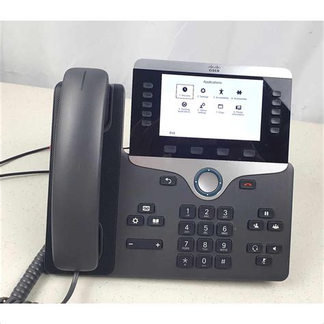 Cisco 8811 Ip Phone Cp 8811 5 Line Voip Color Lcd Display Poe Charcoal