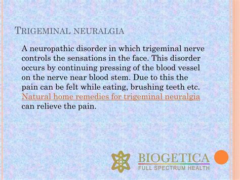 PPT - 10 Natural Remedies to cure Trigeminal Neuralgia PowerPoint ...