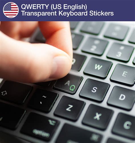 Transparent Keyboard Stickers | Keyshorts