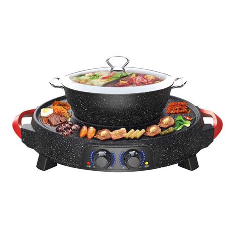 Hot Pot Barbecue One Pot Korean Multi Function Electric Hot Pot Household Electric Cooker