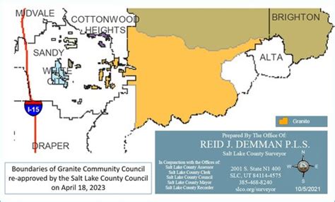 Map of Granite — Granite Community Council