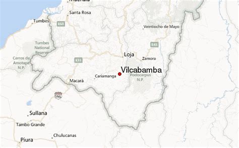 Vilcabamba Ecuador Map