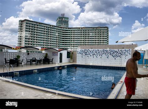 Hotel Capri Pool in Havana - Cuba Stock Photo - Alamy