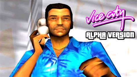 Gta Vice City Alpha Version Mod Preview Youtube