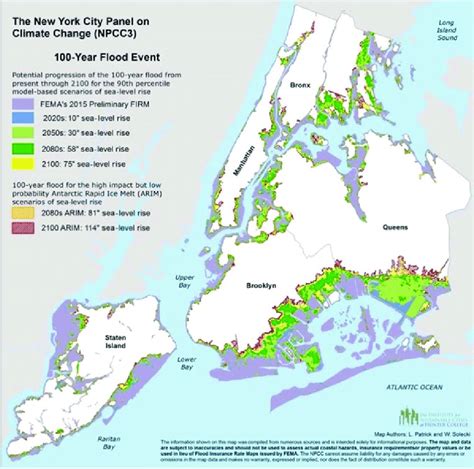 6 Projected 100 Year Floodplain Through 2100 As Compared To The 2015