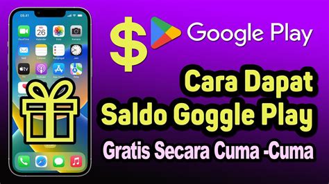 Cara Mendapatkan Saldo Google Play Gratis YouTube