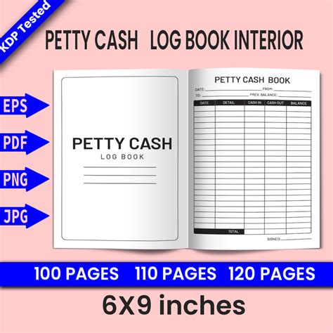 Petty Cash Log Book