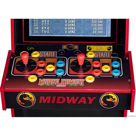 Arcade Up Midway Legacy Arcade Cabinet J T Kkal Mortal Kombat Th