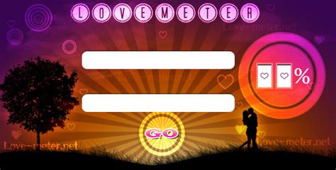 Online Love Meter Game for Love Percentage