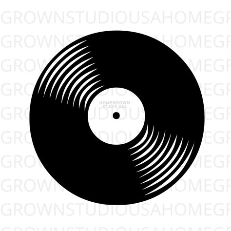 Record Svg Vinyl Record Vector Svg Music Clipart Commercial Use Svg