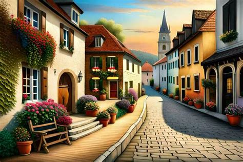 Cute Town Stock Photos, Images and Backgrounds for Free Download