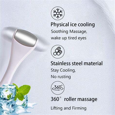 Buy Mini Ice Roller for Eye Puffiness, ITME Stainless Steel Eye Ice ...