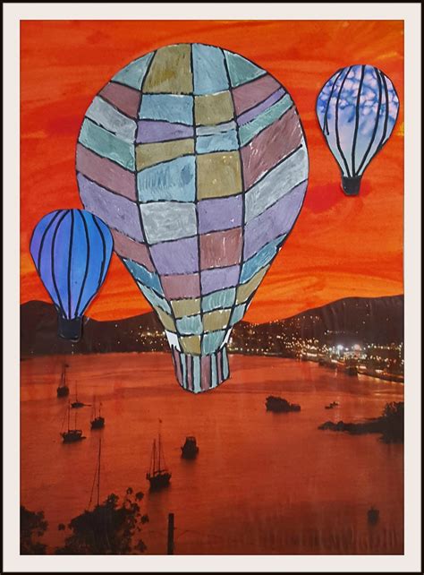 MaryMaking Surreal Hot Air Balloon Collages