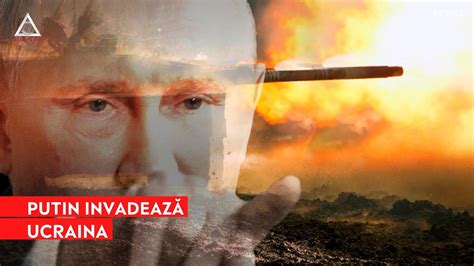 Putin invadează Ucraina Explozii în mai multe orașe primele avioane