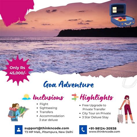 Goa Tas 1958 Dark Banner Flyer For Instagram Travel Agent