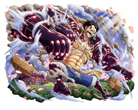 Monkey D. Luffy Gear 4 Bound Man by bodskih on DeviantArt