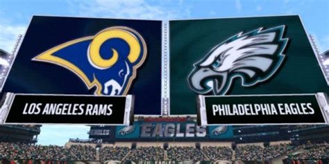 Los Angeles Rams Vs Philadelphia Eagles Los Angeles Rams