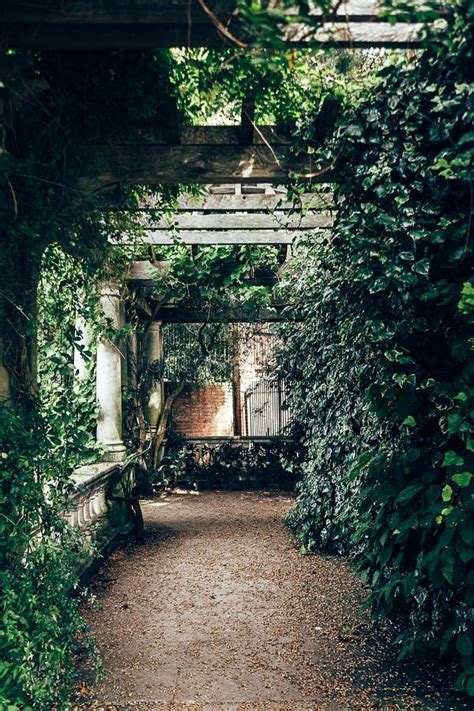 Pergola In The Hill Garden Between Hampstead And Golders Green London