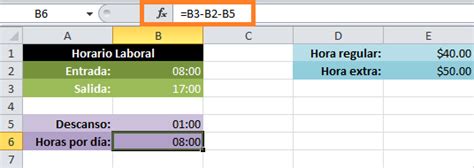 Calcular Horas Extras En Excel 0 Hot Sex Picture