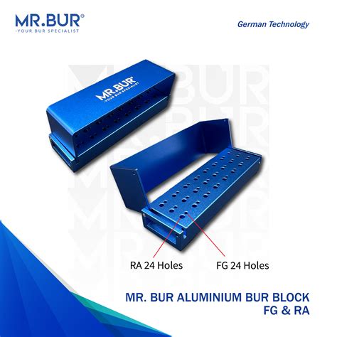 bur block  fg ra dental burs   holes   holes