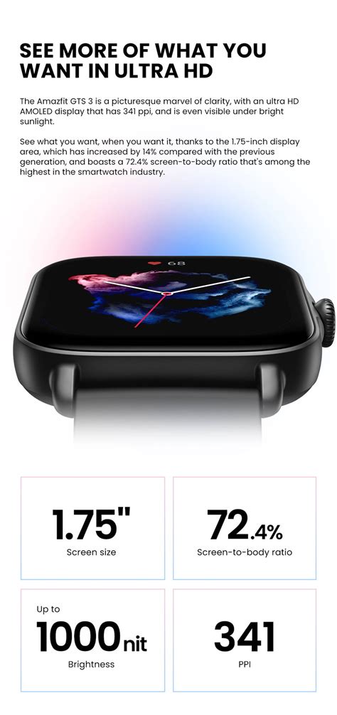 Amazfit UK Online Store - GTS 3 Smartwatch – Amazfit-eu