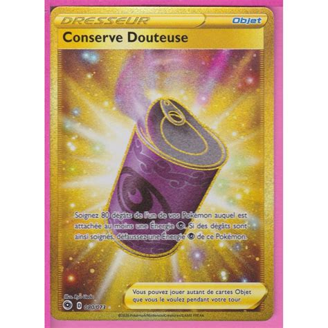 Carte Pokemon Dresseur Conserve Douteurse La Voie Du Ma Tre