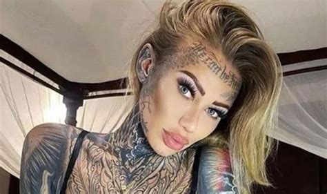 Woman Dubbed Britains Most Tattooed Woman Shows What She Looks Like