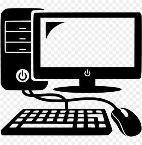 Computer Keyboard And Mouse Icon PNG Image With Transparent Background