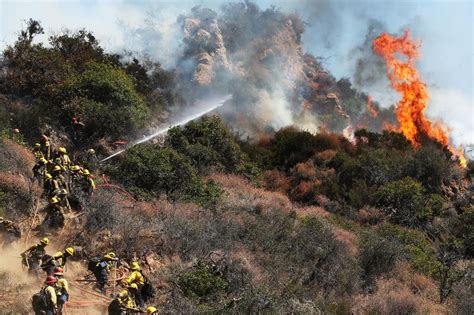 Huge Los Angeles Wildfire Threatens Multi Million