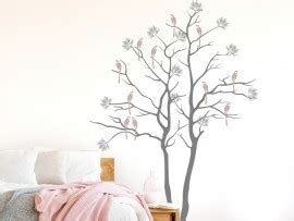 Sticker Arbre Coeurs Oiseaux Magic Stickers