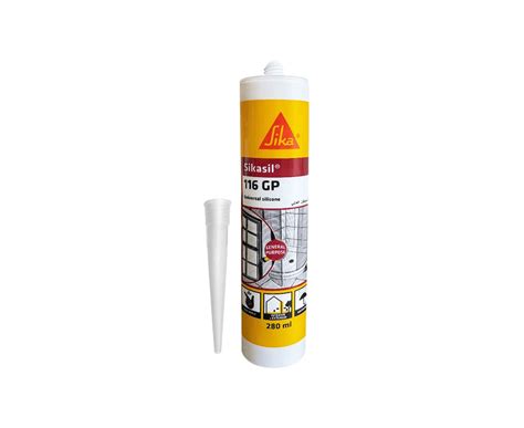 Sika Sikasil 117 Sanitary Anti Fungal Acetoxy Silicone Sealant For