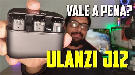 ULANZI J12 O MELHOR MICROFONE DE LAPELA SEM FIO DO ALIEXPRESS