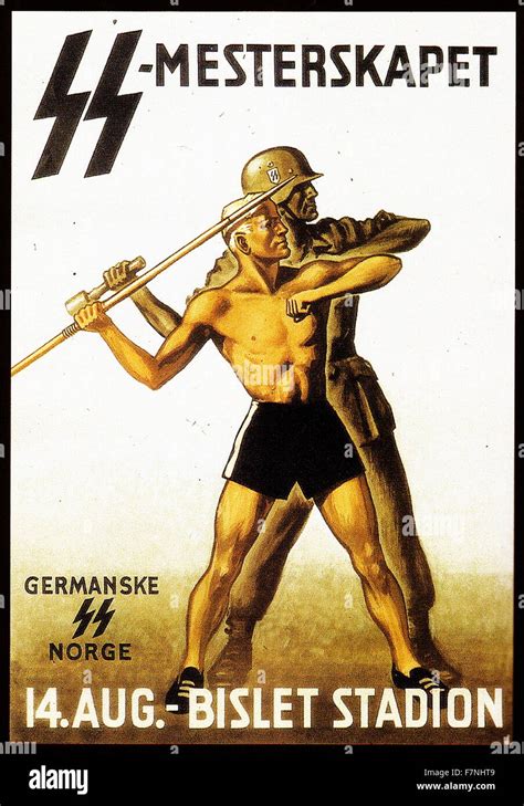 Affiche Propagande Nazie Seconde Guerre Mondiale Allemagne Seconde