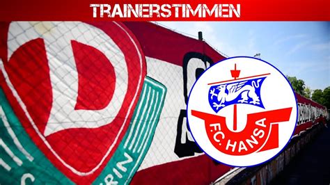 Trainerstimmen Zum Spiel Sg Dynamo Schwerin Fc Hansa