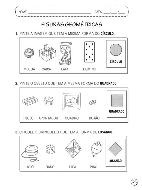 Atividades Geometria 1 Ano - 1º ano - Atividades de matemática - Geometria - Cuca Super legal ...