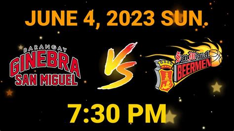 Ginebra Vs San Miguel Beermen Live Scoreboard Pba On Tour Youtube