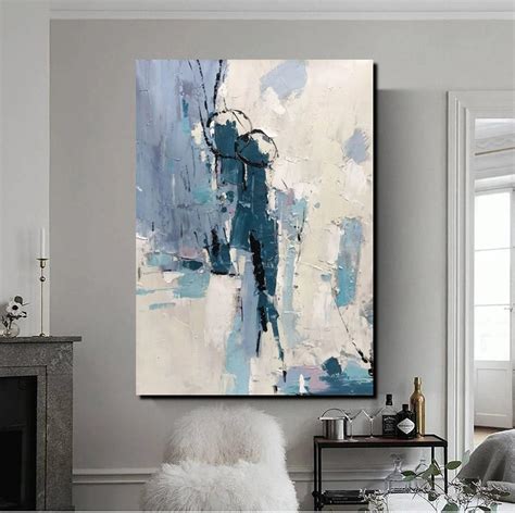 Living Room Abstract Paintings, Hand Painted Canvas Paintings, Large W ...