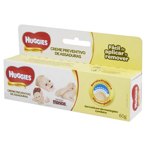 Creme Preventivo de Assaduras Huggies Caixa 60g Super Veneza Guará II