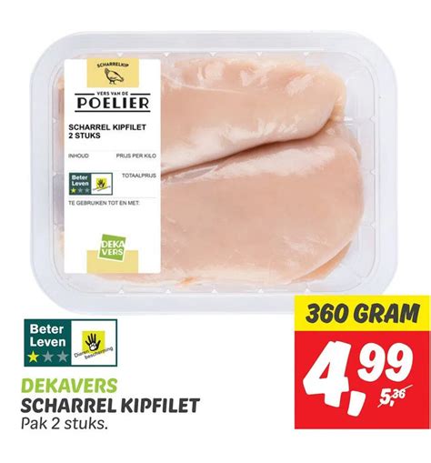 Dekavers Scharrel Kipfilet Aanbieding Bij Dekamarkt