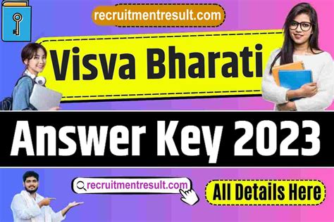 Visva Bharati Answer Key Released For Non Teaching Posts Written Exam