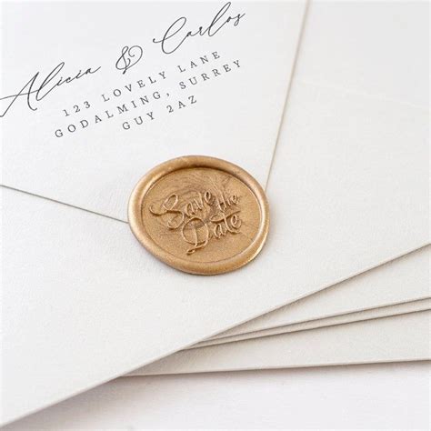 Wedding Invitation Seals Jenniemarieweddings