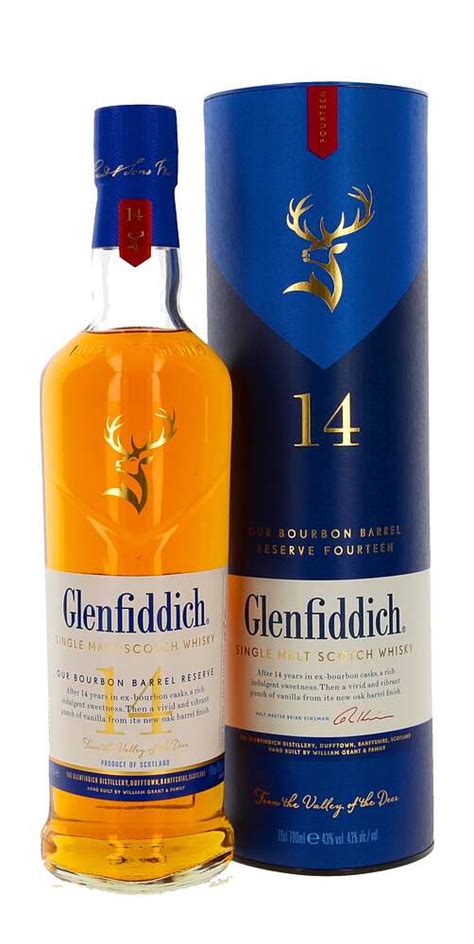 Glenfiddich 14 Years Bourbon Barrel Reserve Whisky