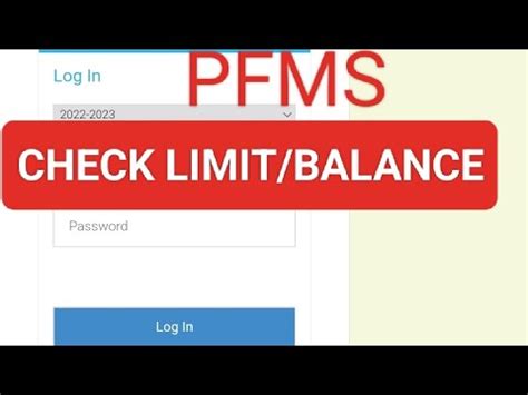 CHECK LIMIT BALANCE ON PFMS PORTAL YouTube