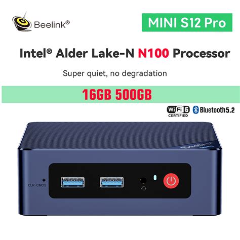 Beelink Mini S Pro Intel Alder Lake N Mini Pc Windows Pro Ddr